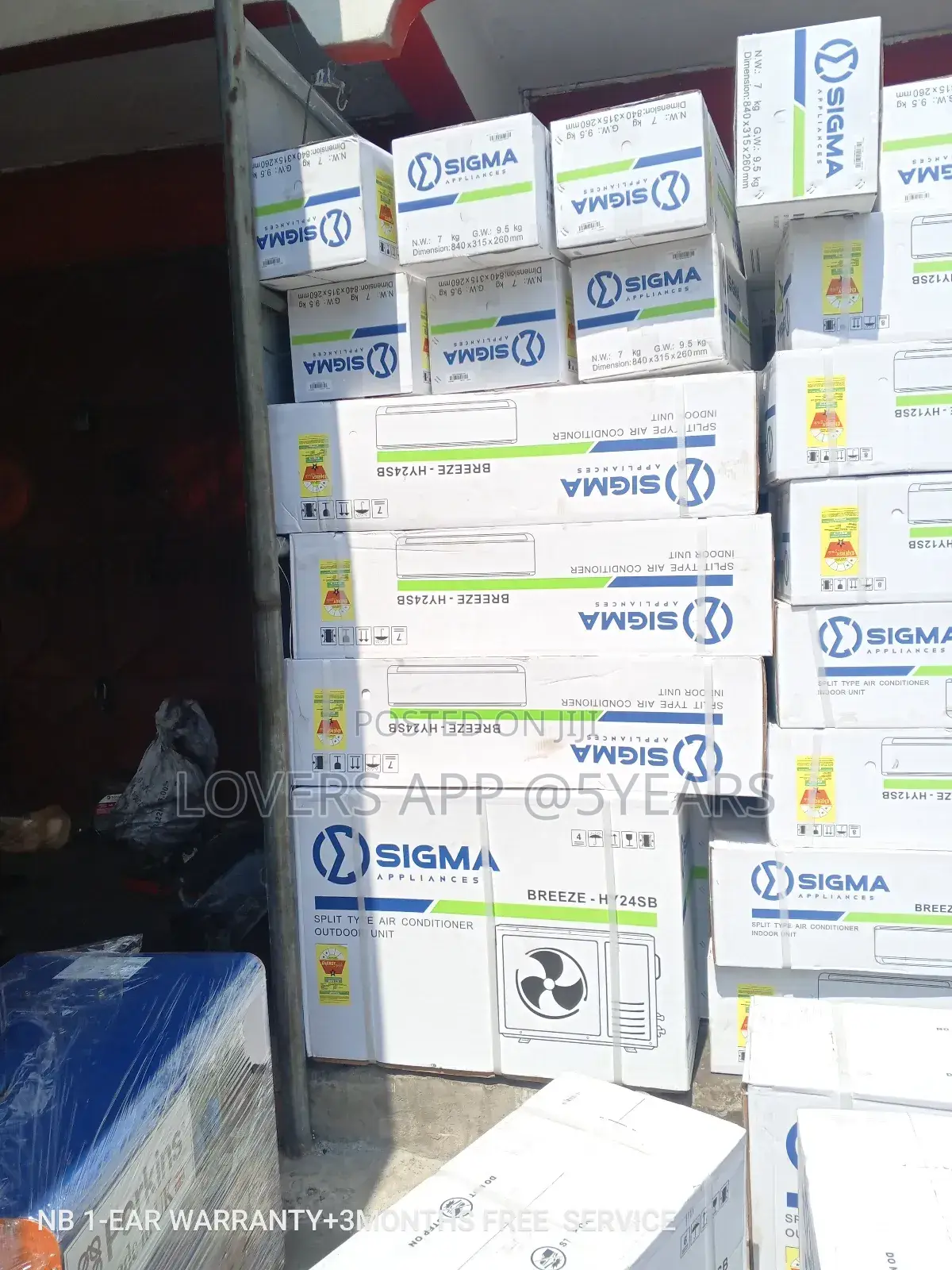 Quality Sigma Air Conditioner 1.5hp Split Type Air Condition
