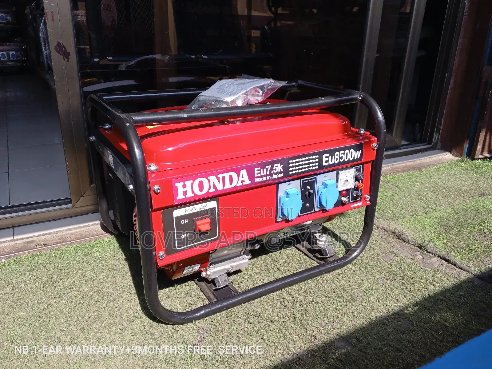 Honda Generator 7. 8500W Pullstart Silent Petrol Generator
