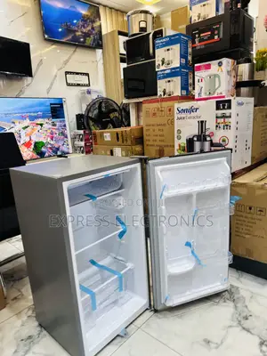 PF-109 Single Door Fridge Pearl Compact Grey Color.