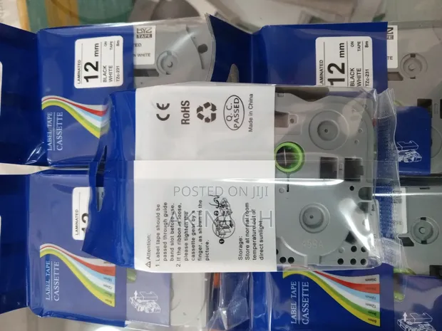 Label Tape Cassette for Brother Printer 12mm 3