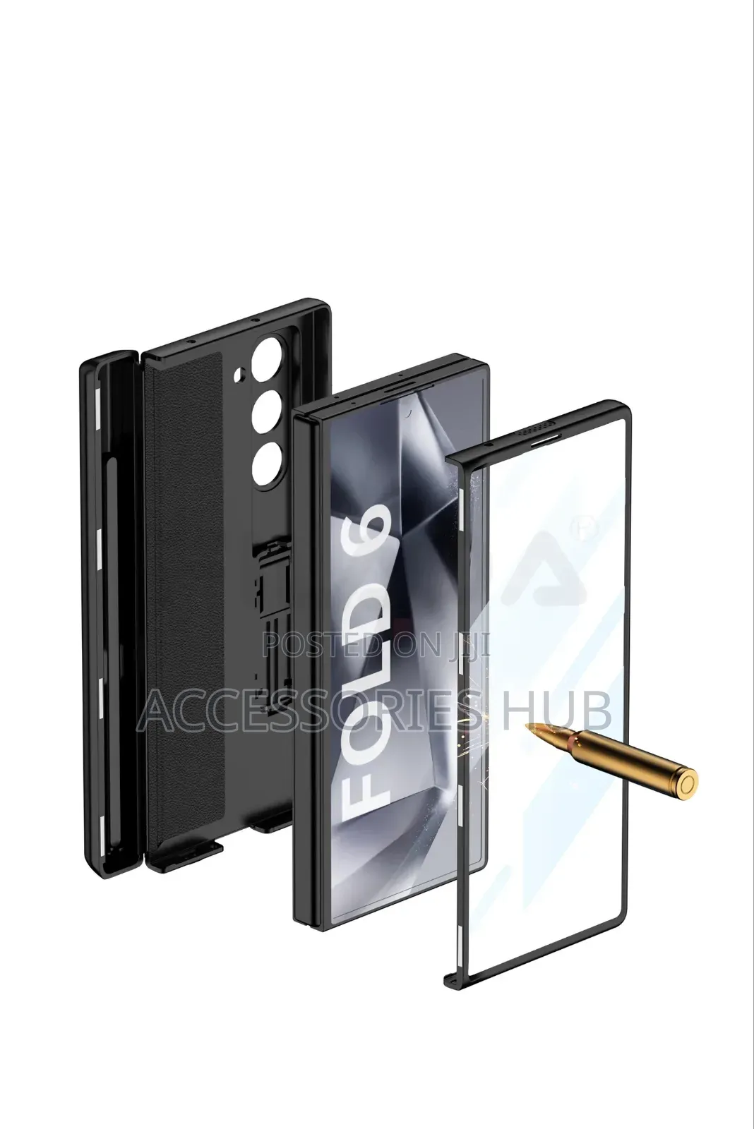 Z Fold 6 Case With Protector And A Stand With Pen Holder