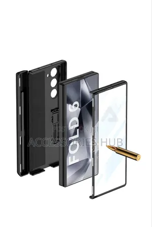 Z Fold 6 Case With Protector And A Stand With Pen Holder