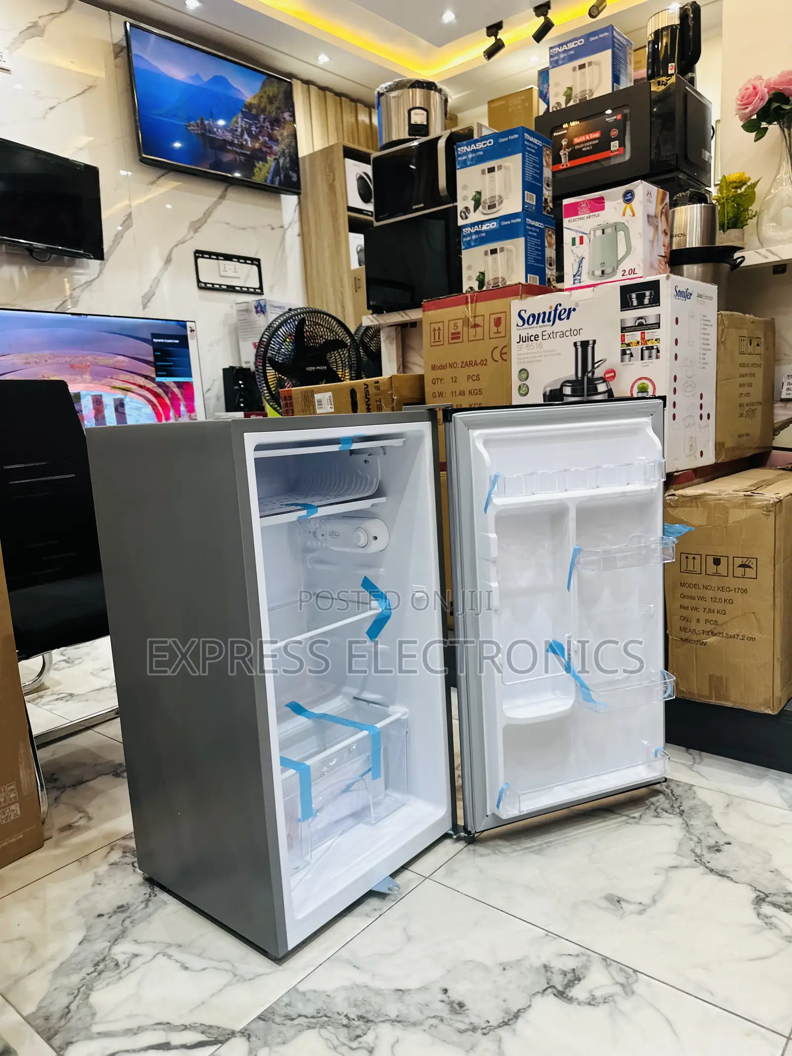 Grab Your Favorite Single Door Pearl Grey Color Table Top