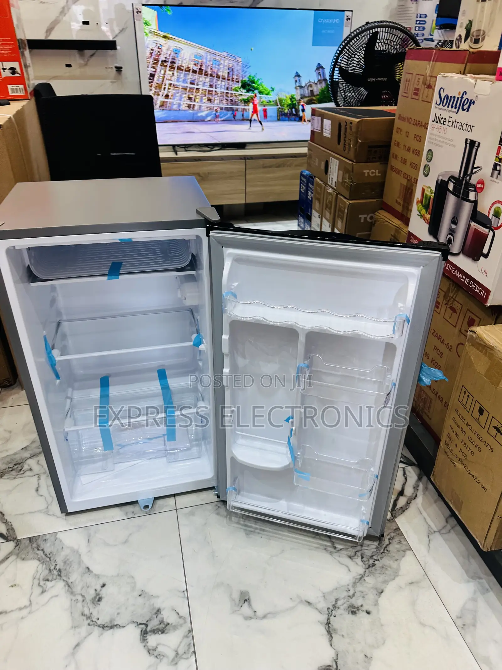 Highly Recommended Single Door Fridge Pearl Grey