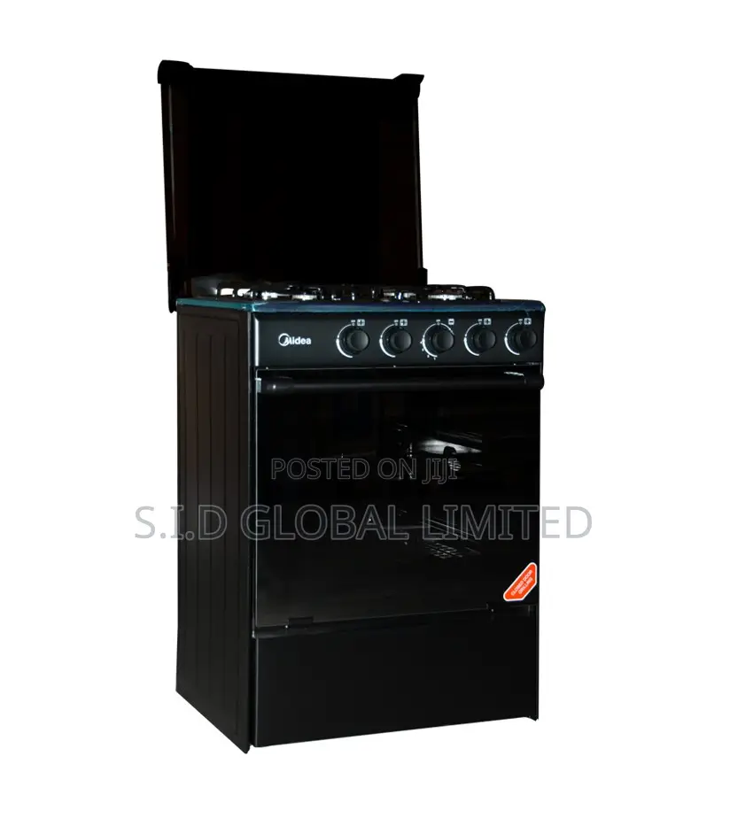 Glaring Midea-4 Burner-Gas-Cooker-M-Sniper60-Black