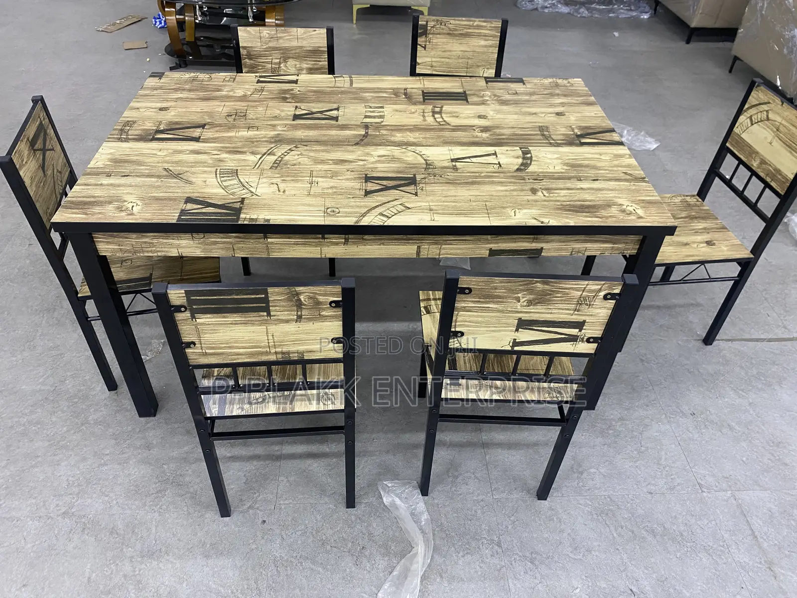 Dining Table With 6chairs Wooden