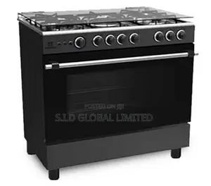 Brand New MIDEA-5-BURNER-GAS-COOKER-WITH-OVEN