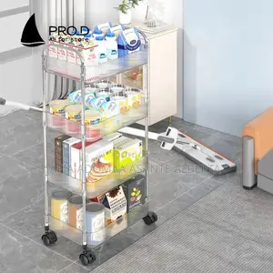 4 Tier Multifunctional Trolley/Rack