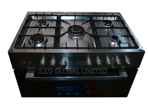 Ultimate MIDEA-5-BURNER-GAS-COOKER-WITH-OVEN-AND-GRILL