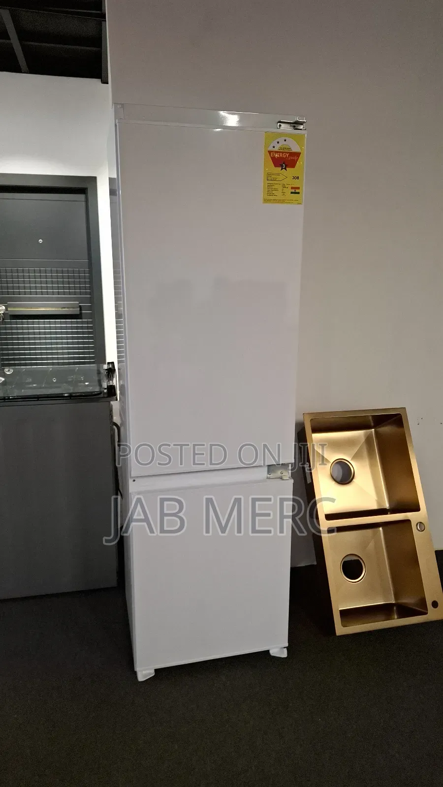 Kitchen Built in Fridge Integrated Doubledoor Bottom Freezer