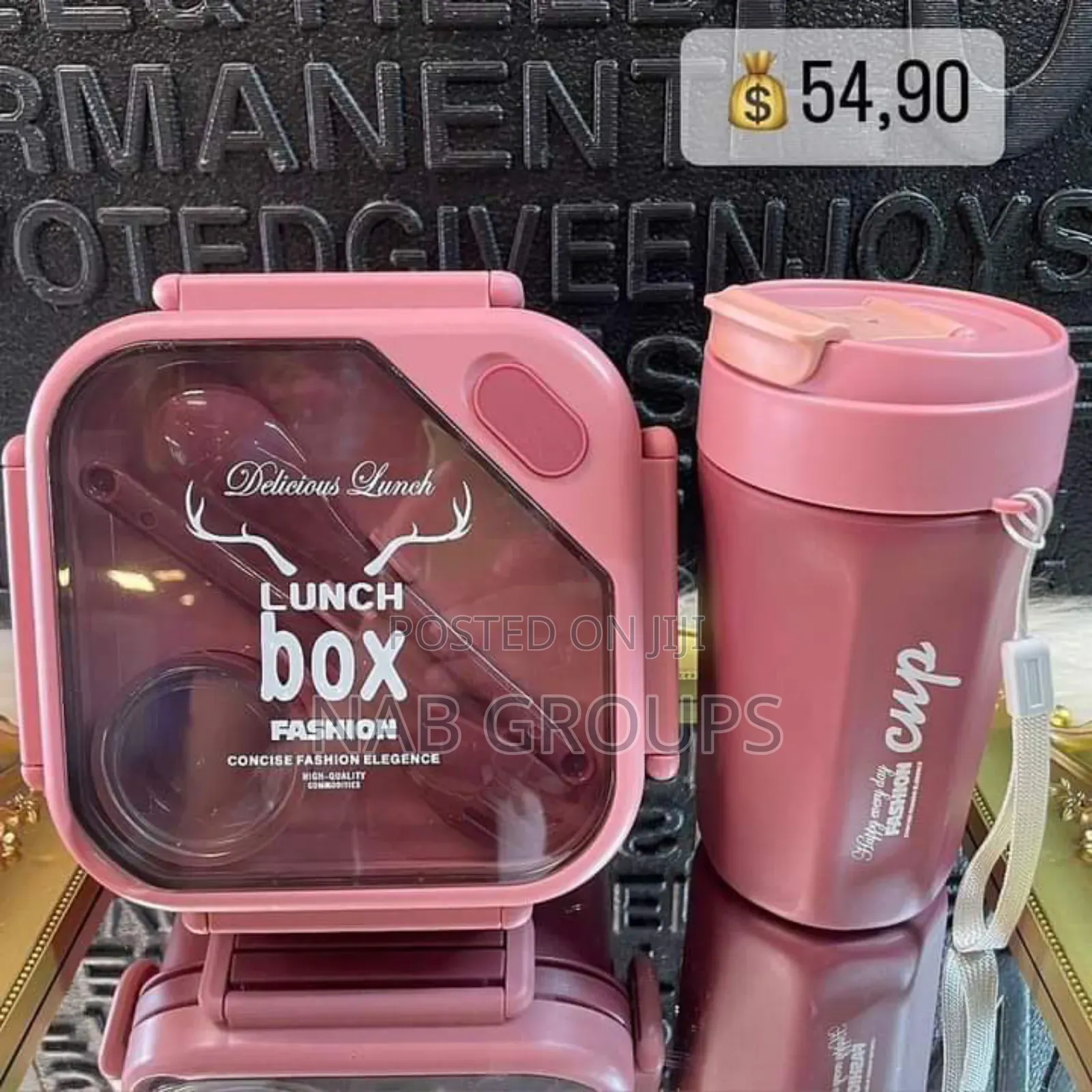 Lunch Box With Bottle