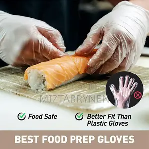 100 Vinyl Disposable Food Gloves