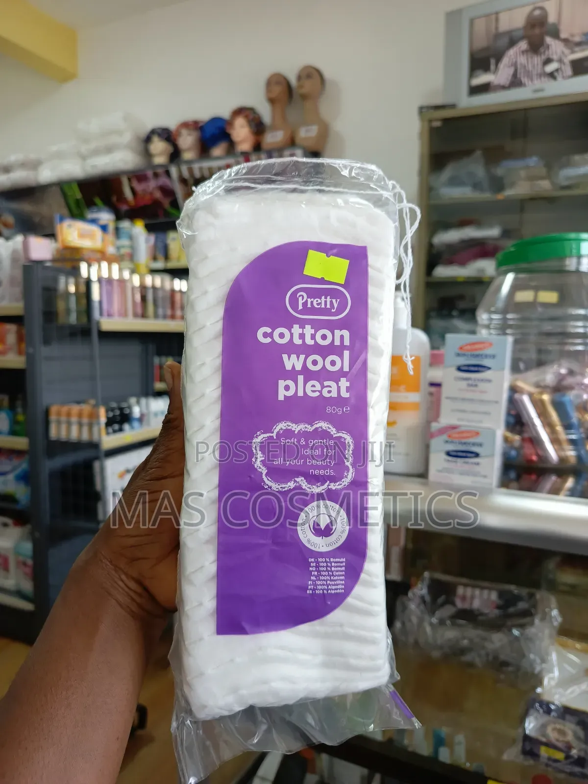 Pretty Cotton Wool Pleats
