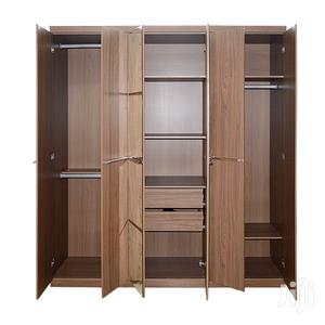 Wooden Wardrobe 6 Doors 2 Drawers