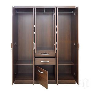 6 Doors Wooden Wardrobe 3 Drawers