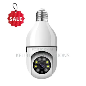 New Smart 360° View Bulb CCTV Camera With Mobile App