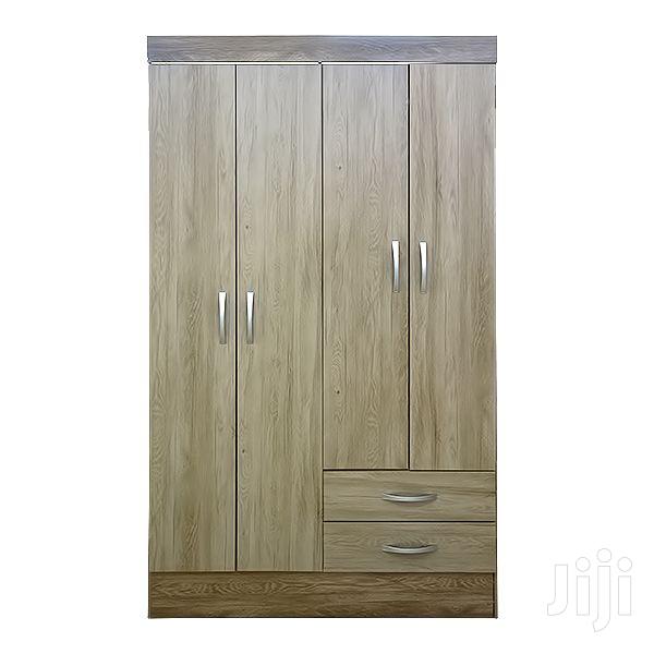 Wooden Wardrobe Doors 6 Drawers
