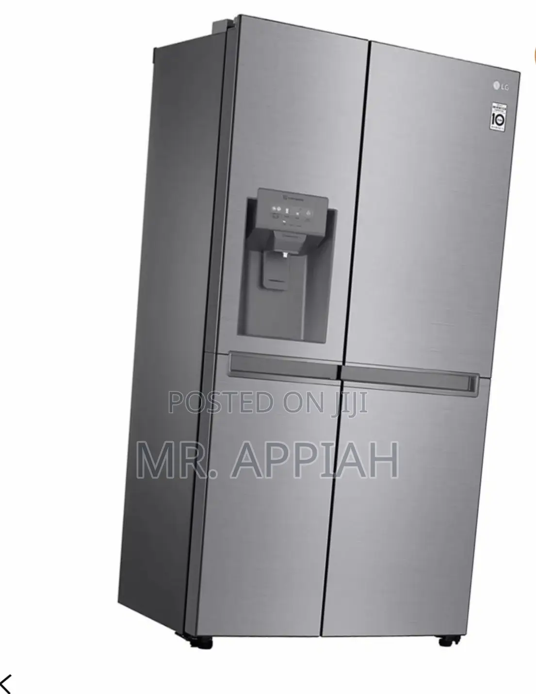 Buy LG 668L Side by Side Electric Fridge(GC-L247SLKV)Gray.