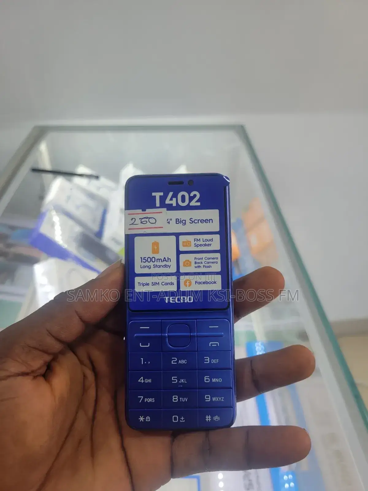 New Tecno T402 Blue