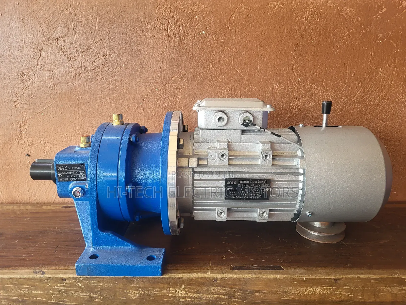 3hp Gearbox Motor With Brake (Brake Gear Motor)