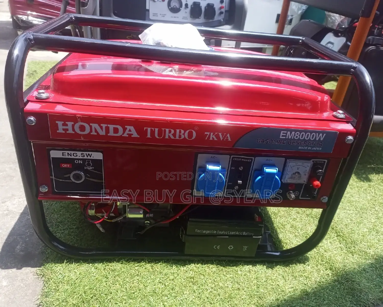 Honda Turbo Japan Made Generator Keystart Generator 7.0kva.