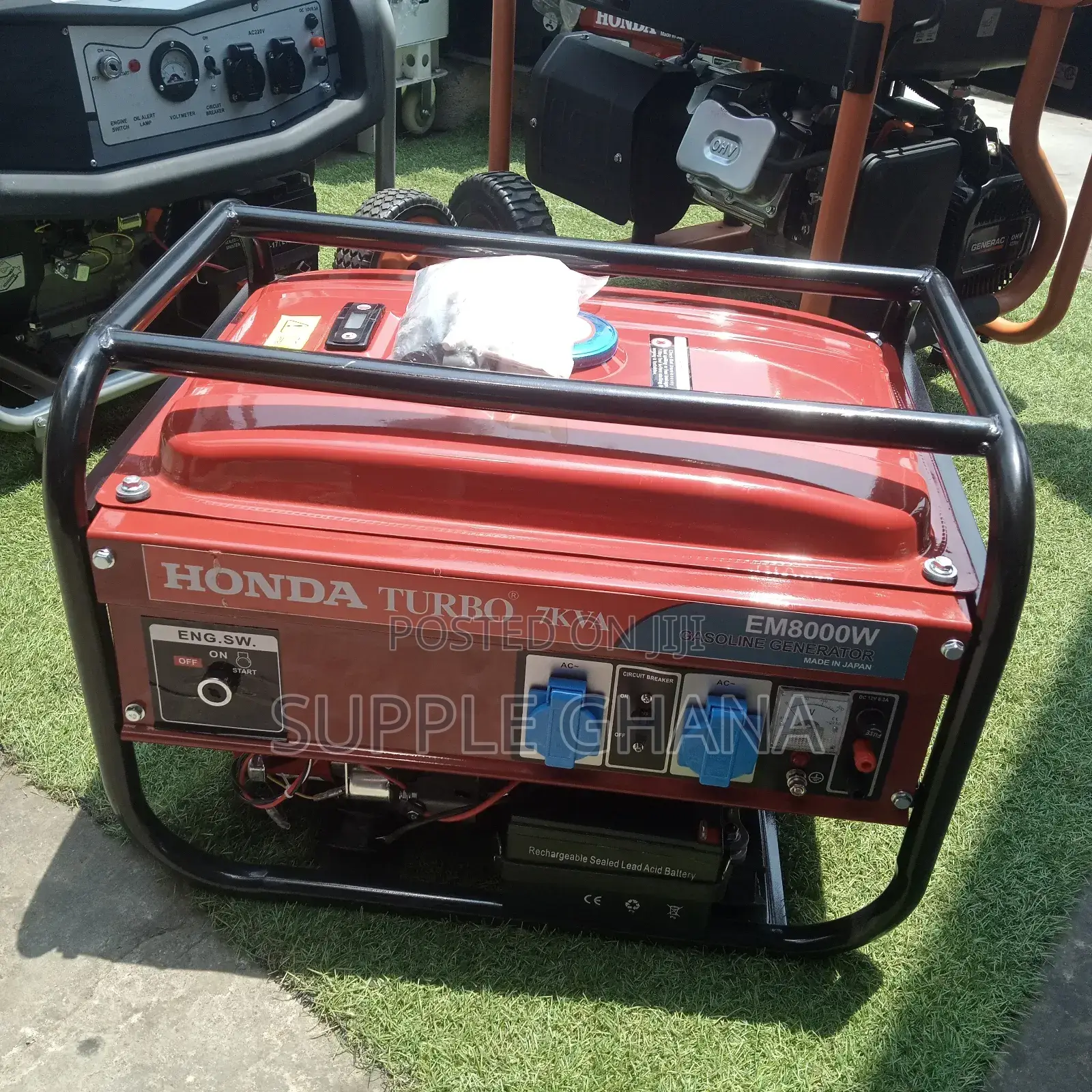 Em8000w Generator Honda Turbo 7kva Petrol Honda Generator 
