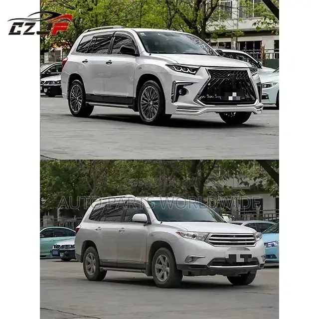 Toyota Highlander Bodykits 2011-2014 Lexus Style Upgrade
