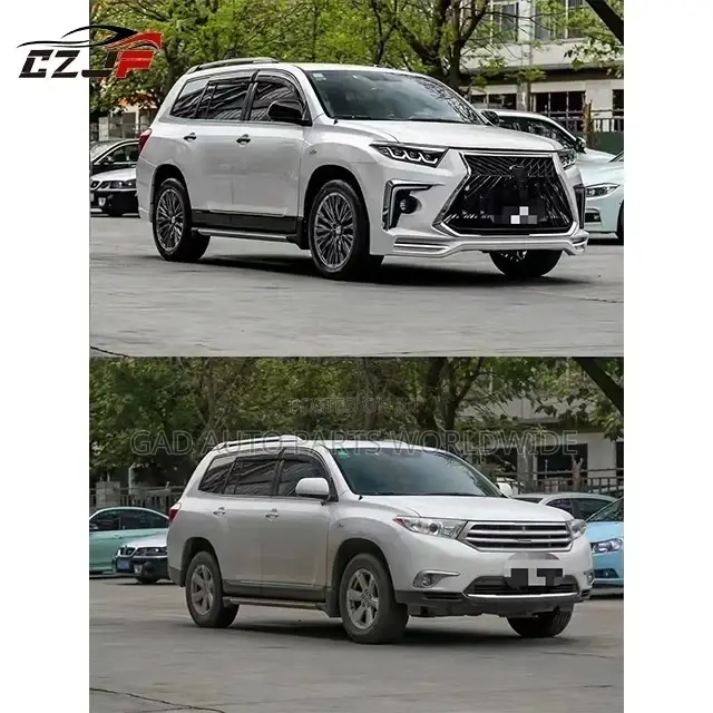 Toyota Highlander Bodykits 2011-2014 Lexus Style Upgrade