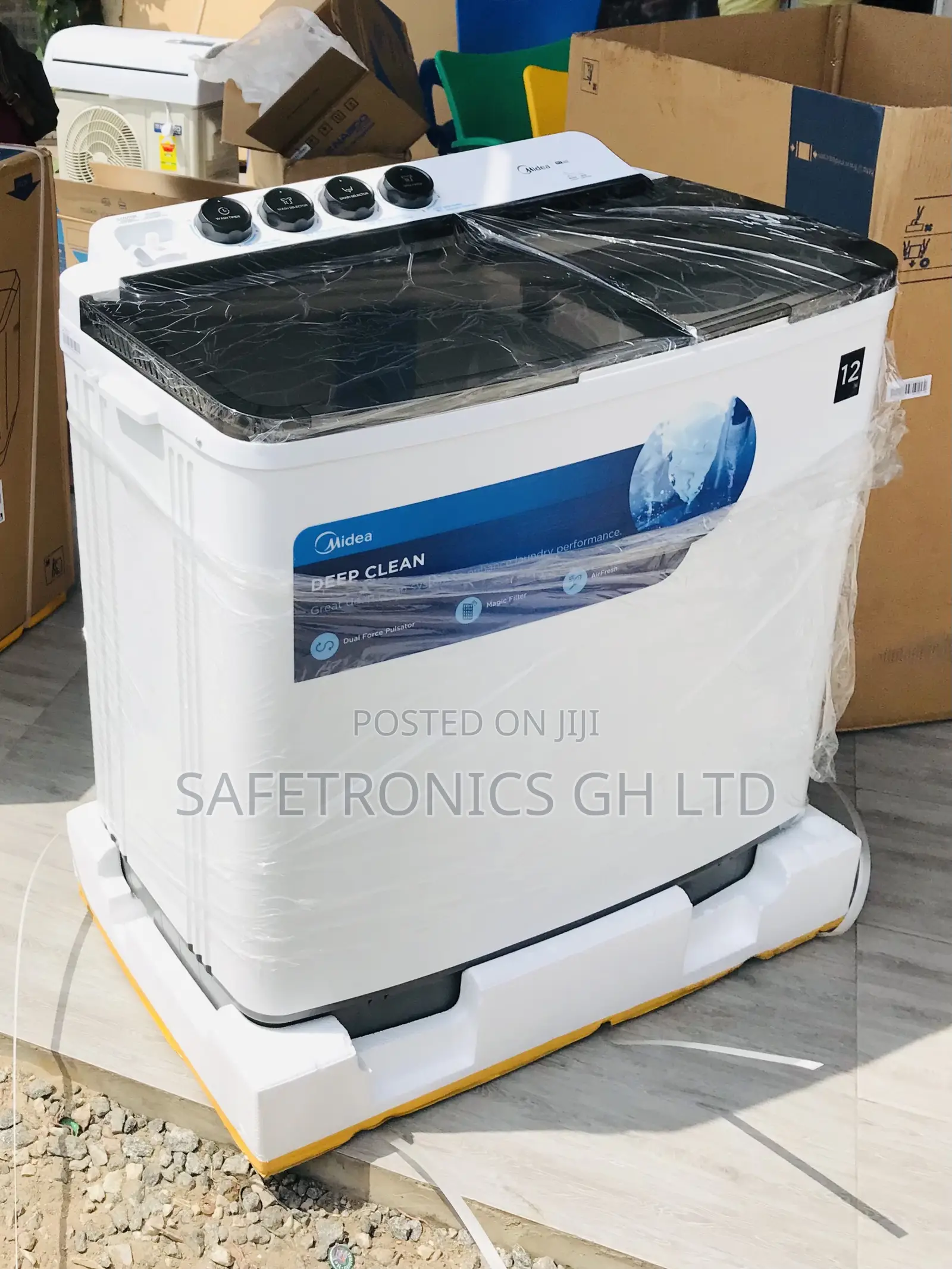 Well Designed Midea 12kg Topload Semiautomatic Washer