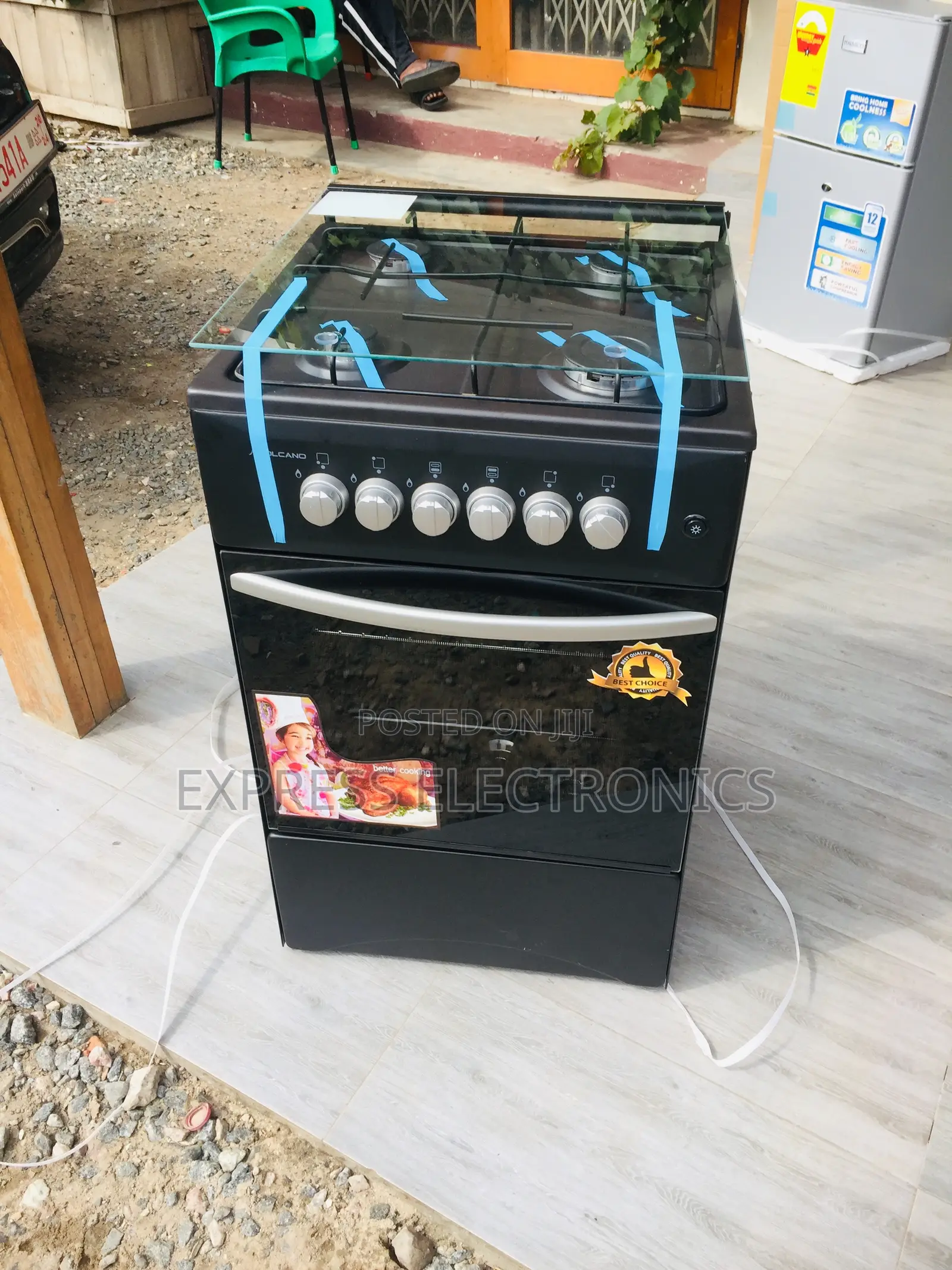 50/50 4burnet Gas Cooker Oven ᅲᅲvolcano