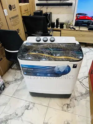 7kg Top Load Washing Machine Midea White Twintub
