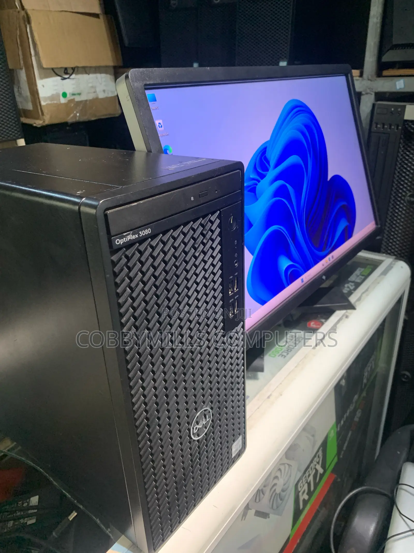 Desktop Computer Dell OptiPlex 3080 8GB Intel Core I3 SSD 256GB