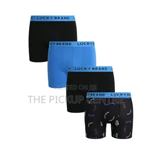 Lucky Brand Men's Boxer Briefs – 4 Pack