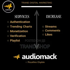 Trands Music Promo Services (Audiomack,Boomplay,Apple Music)