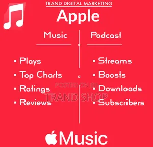 Trands Music Promo Services (Audiomack,Boomplay,Apple Music)