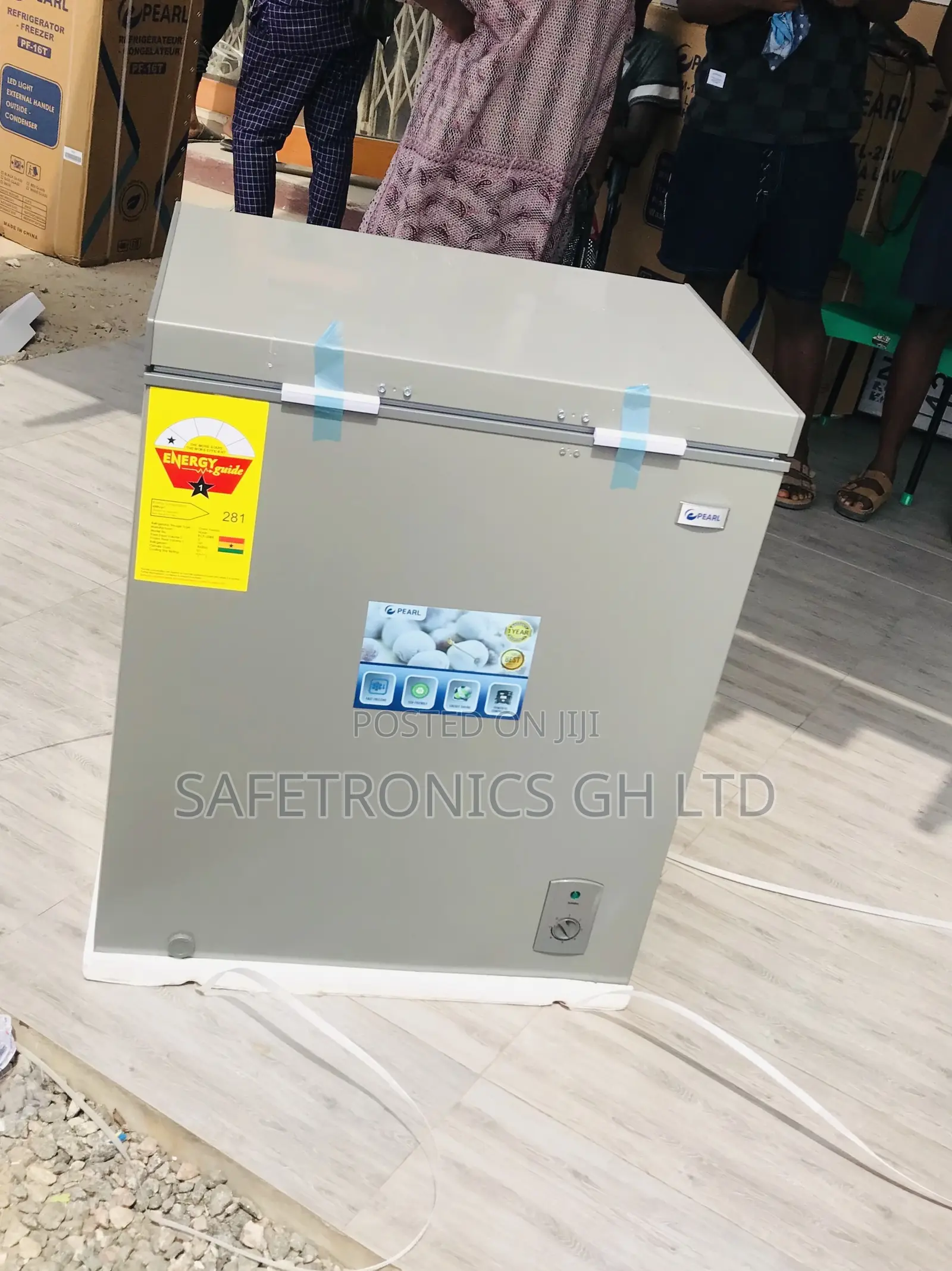 Genuine Pearl PF-352-2B (Gray) Bottomfreezer Doubledoor