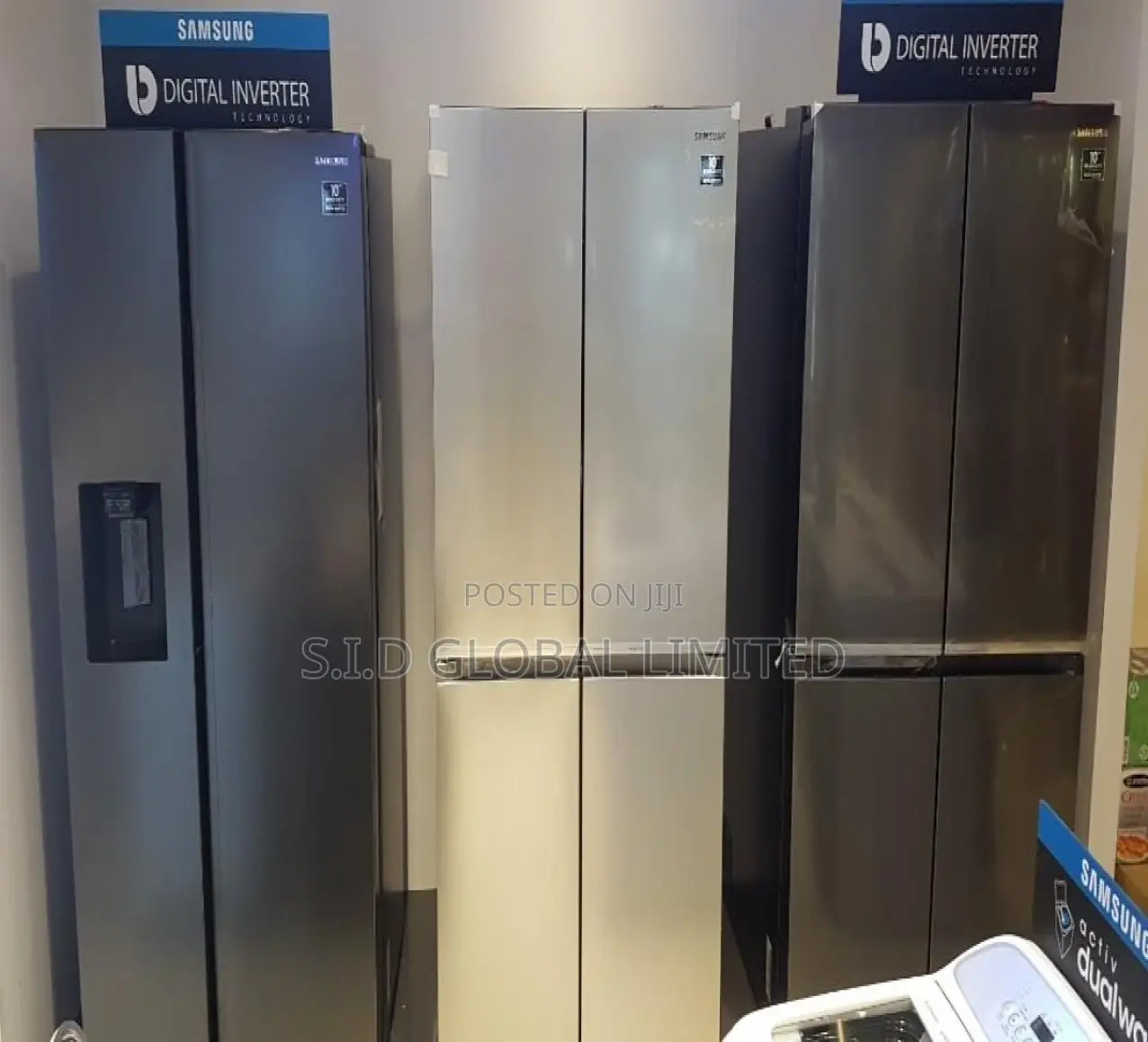 Genuine Samsung-647ltr-side-by-side-refrigerator