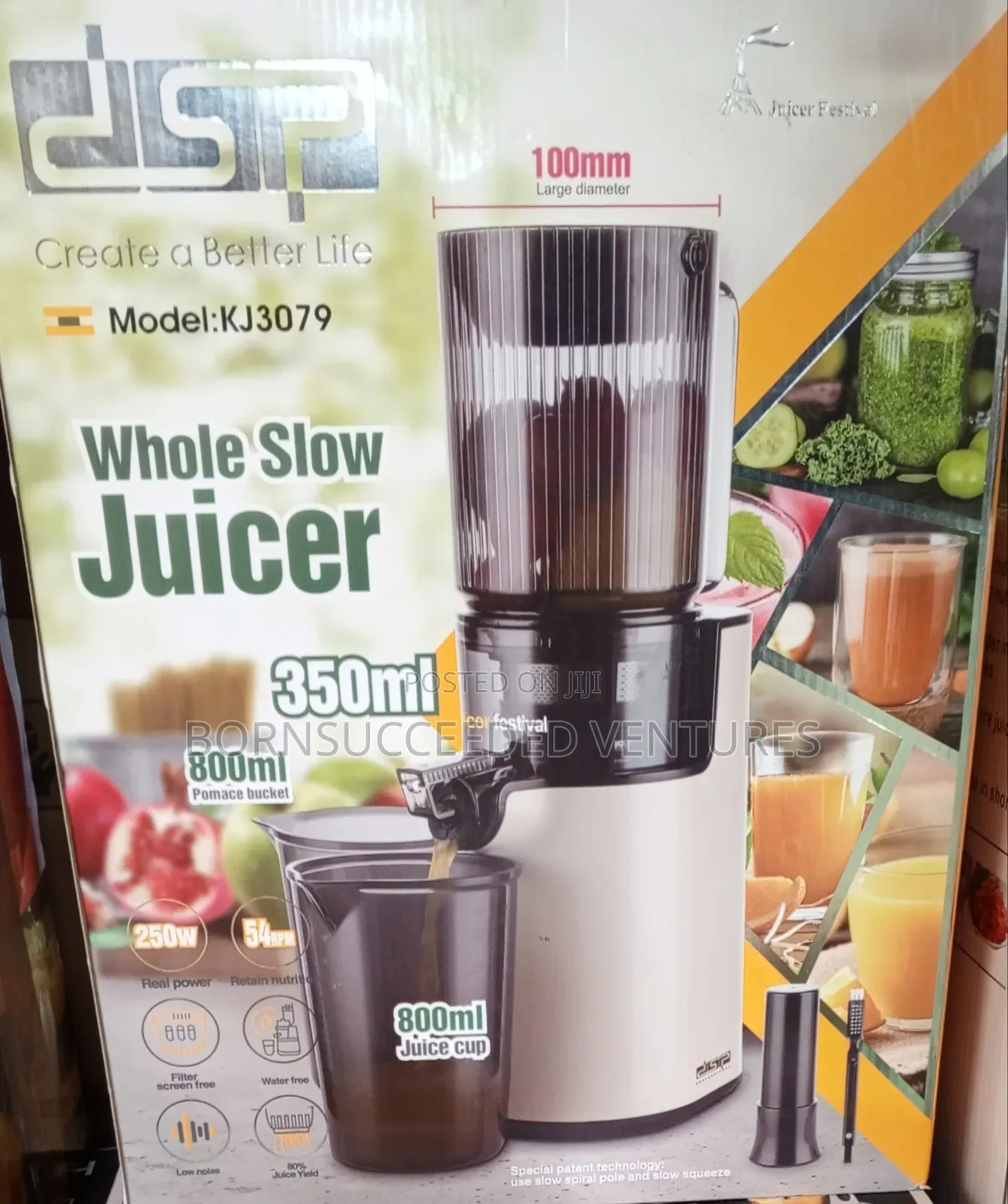 DSP Slow Fruit Juicer and Extractor