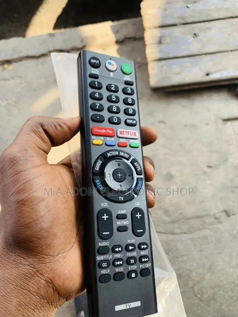 Authentic Sony Smart Remote With Voice Control Button.