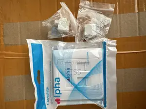 RJ11 Faceplate Double With Keystone Jack (Alpha)