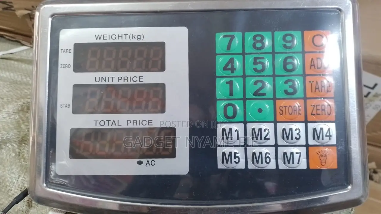 Electronic Digital Price Computing Platform Scale 100kg