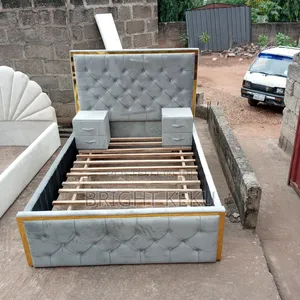 Double Bed Frame With Side Drawers