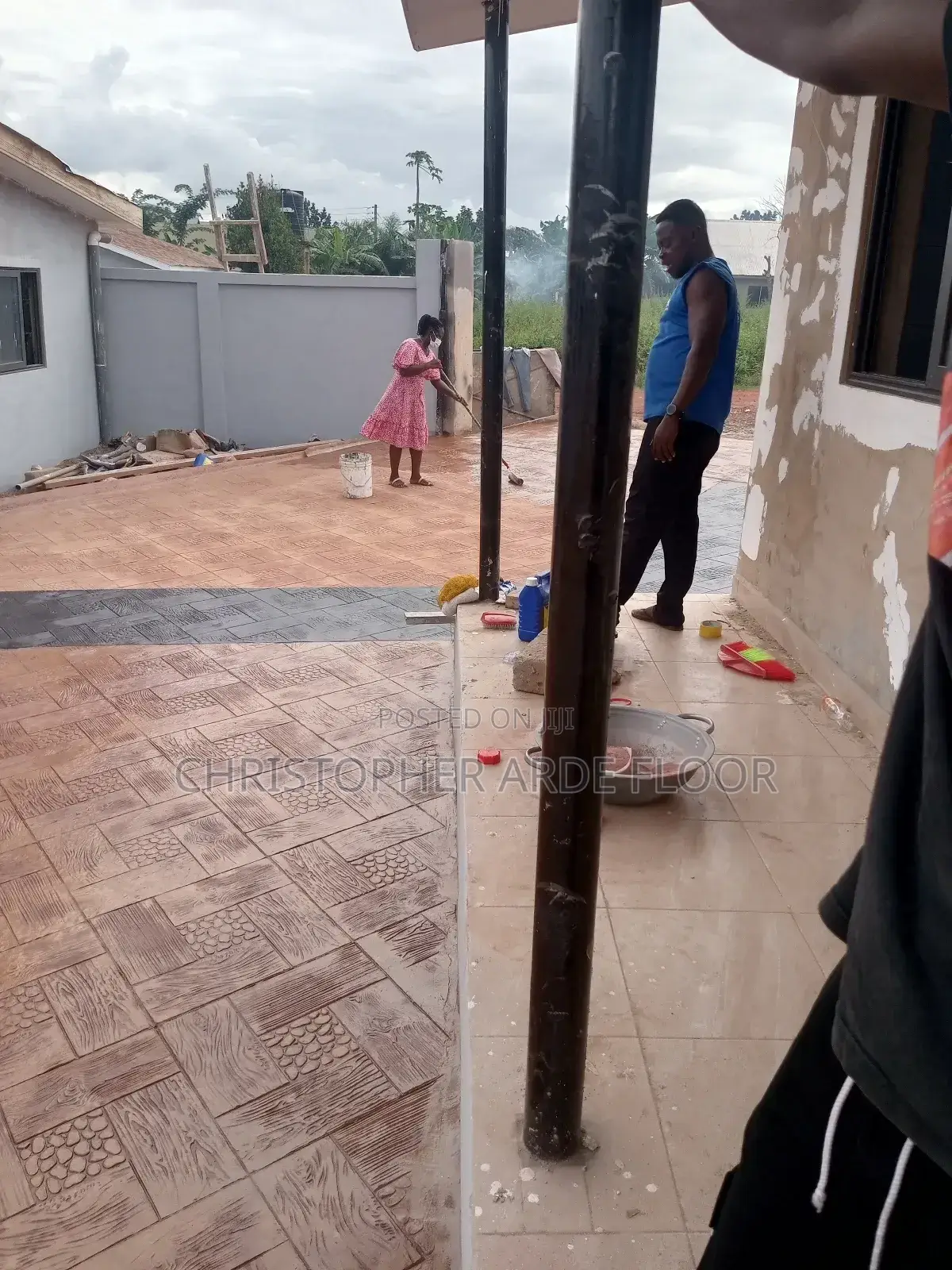 Floor Design (Stamp Concrete)