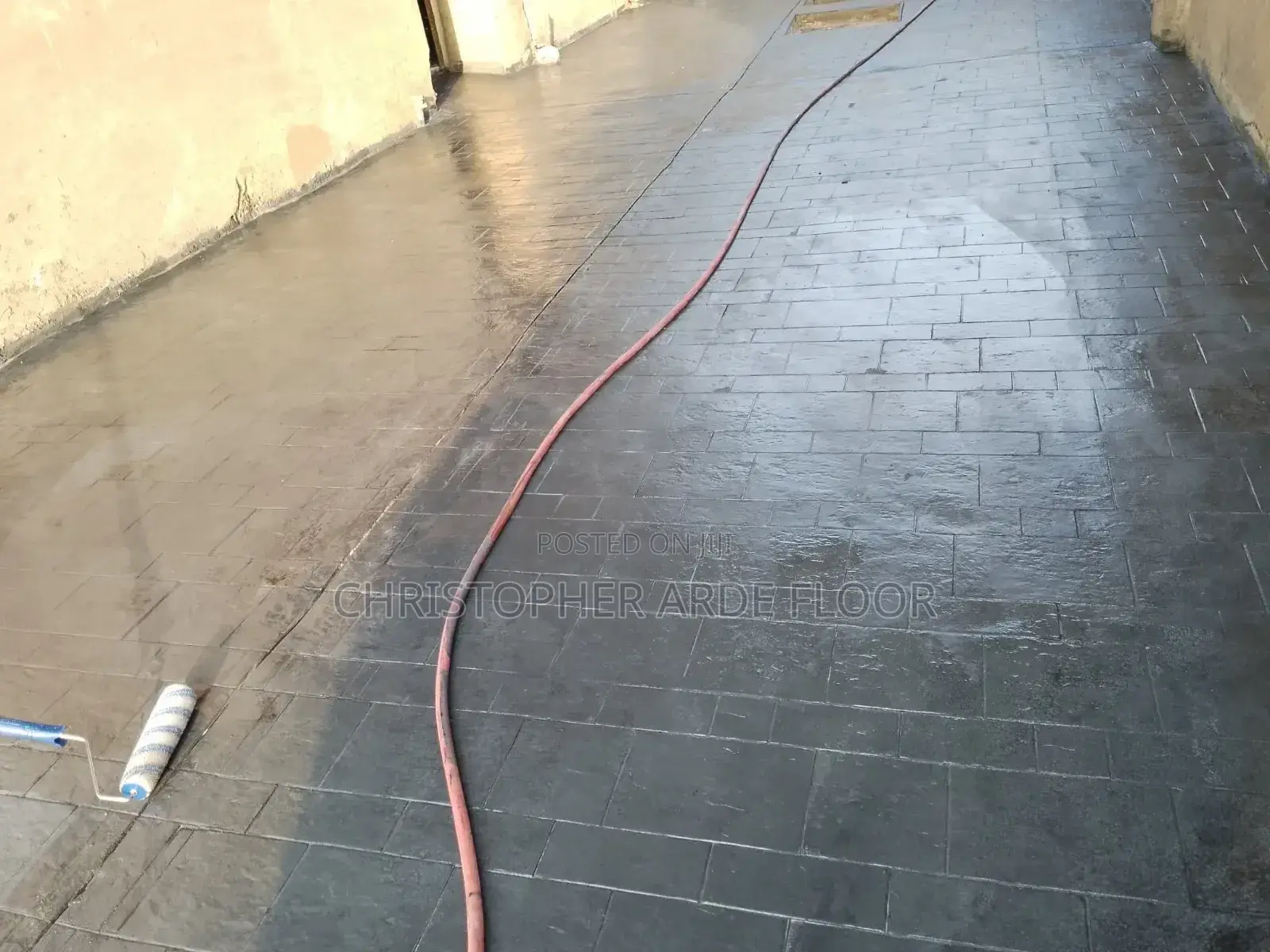 Ashlar Design ( Stamp Concrete)