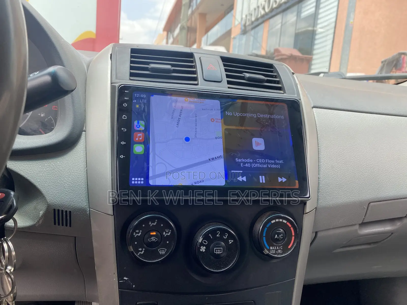 Corolla Android Carplay Navigation Screen