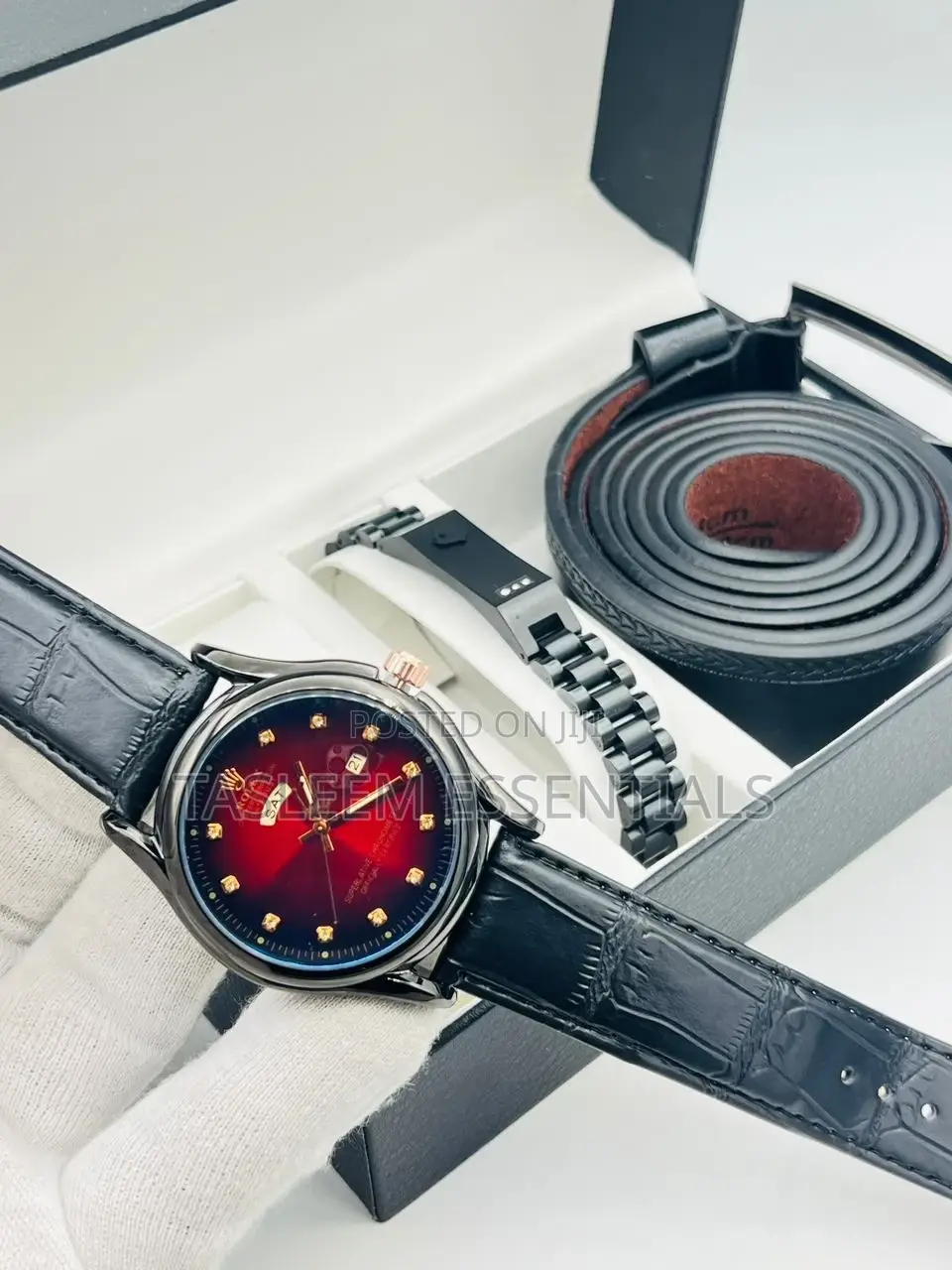 Rolex Day-Date Leather Combination