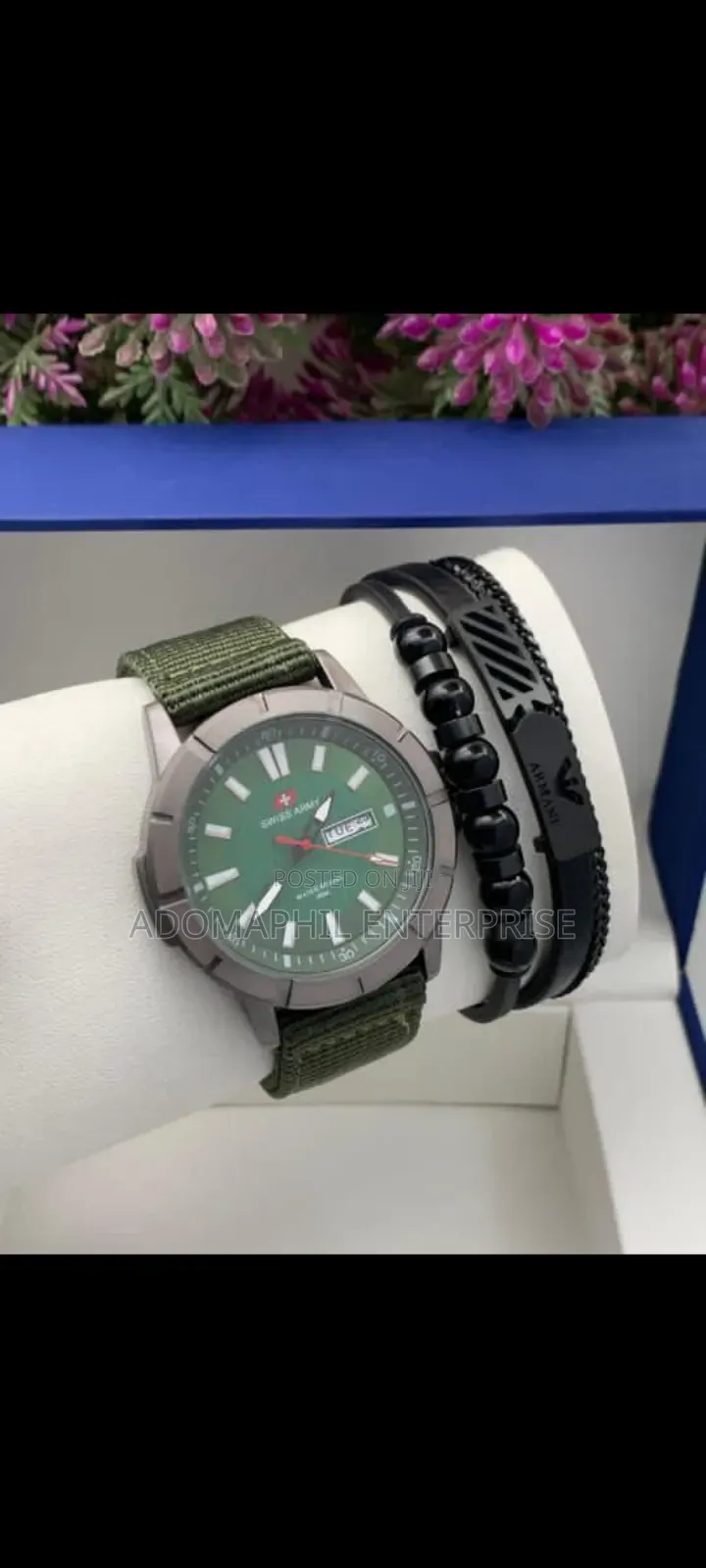 Anti-Fade Authentic Swiss Army and Bracelet