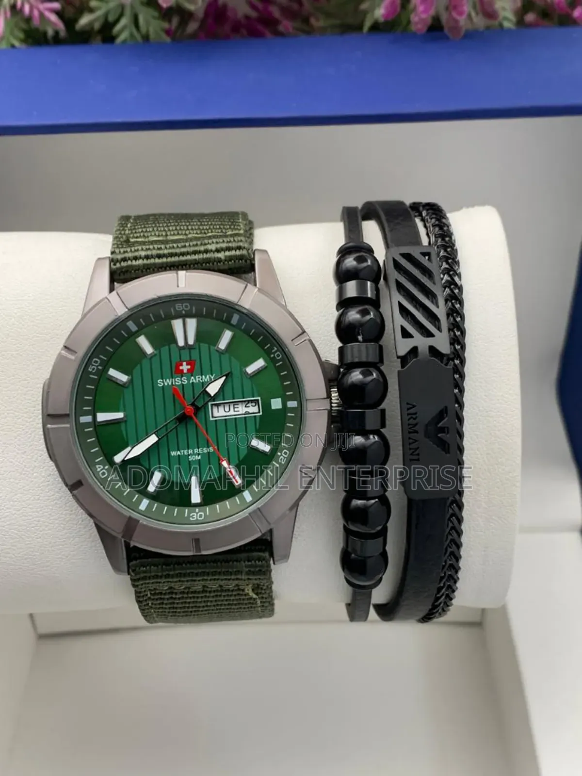 Anti-Fade Authentic Swiss Army and Bracelet