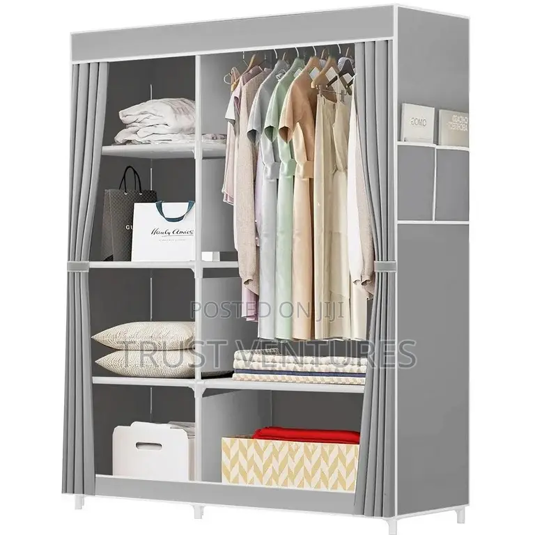 Metal Wardrobe 2 In 1