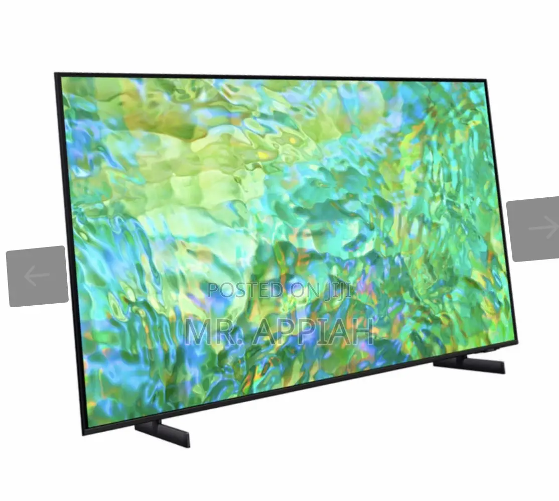 Sleek Samsung 65CU8072 65” Ultra HD Smart Television.